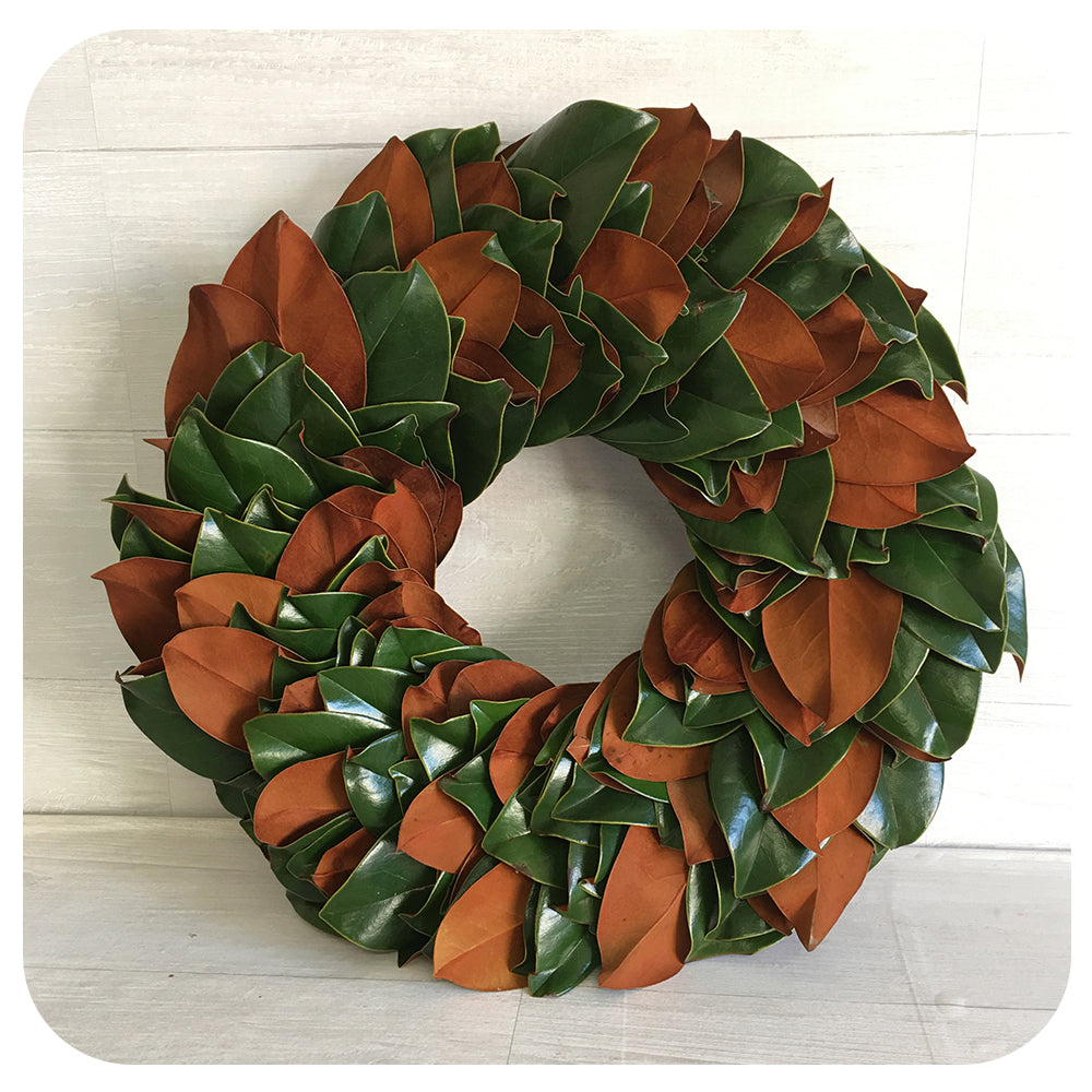 Magnolia Wreath 18"